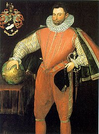 Sir Francis Drake (hacia 1581). Fue considerado como un pirata por las autoridades españolas, mientras que en Inglaterra se lo valoró como corsario y se lo honró como héroe. Lo cierto es que unas veces actuó como pirata y otras como corsario.