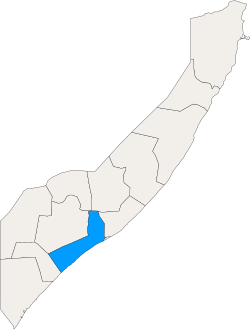 Location in Somalia