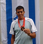 Shahar Zubari, abanderado israelí en los Juegos Olímpicos de Londres 2012.