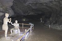 Inside the cave