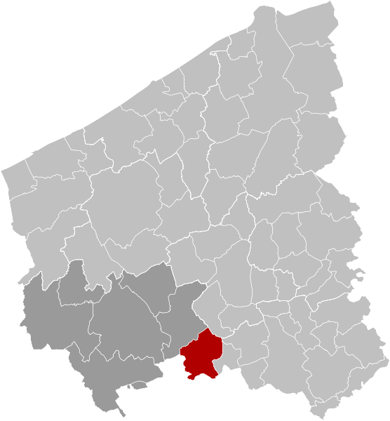 File:Wervik West-Flanders Belgium Map.svg