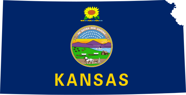 File:Flag-map of Kansas.svg