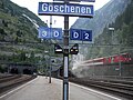 Gotthard tunnel portal north of the station (2007)