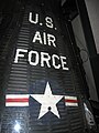 US Air Force stenciling