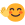 Waving smiling emoji