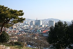 View of Mokpo from Yudalsan.