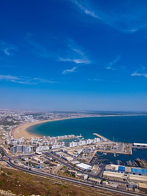 View over Agadir, taken from the kasbah