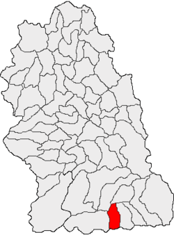 Location of Lupeni