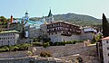 View of the Russian Monastery of Panteleimonos from the sea.