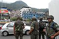 Brazilian soldiers in Rio de Janeiro.