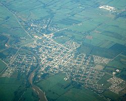 Aerial view of Famaillá