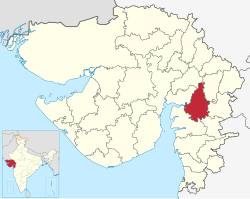 Location in Gujarat