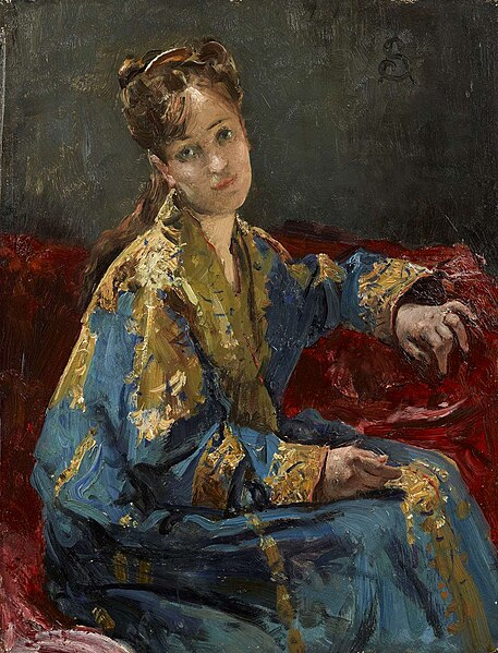 File:Alfred-Stevens-Girl wearing a kimono.jpg