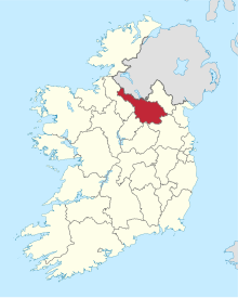 Cavan in Ireland.svg