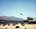 M712 Copperhead approaches a target tank