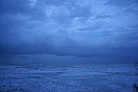 Monsoonal squall in Darwin.