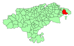 Location of Guriezo