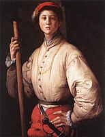 Pontormo, Portrait of a Halberdier, 1528