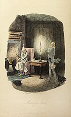 Marley's Ghost by John Leech, 1843