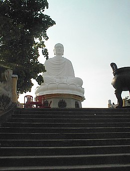 Hải Đức Buddha, the 30 ft tall statue built in 1964 at Long Sơn Pagoda in Nha Trang.