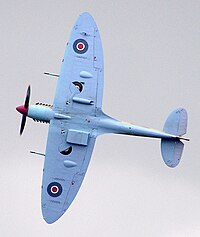 Spitfire AB910, flying at a 2004 airshow