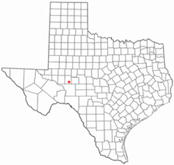 Location of Big Lake, Texas