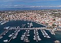 Airview of the town of Aegina