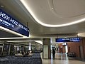 Satellite concourse interior