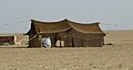 A Bedouin tent at Abu Kamal