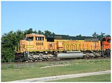 EMD#HTCR Bogie Trucks on EMD#SD70MAC BNSF#8808