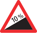 1.11 Steep gradient upwards