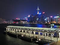 中環9號碼頭之夜景