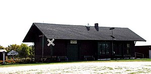 Historic Downing railroad depot