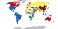 Map of countries by form of government