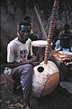 Image 28Master Kora maker Alieu Suso in the Gambia (from Origins of the blues)