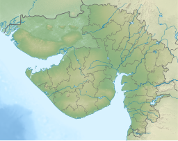 Location of Para lake within Gujarat