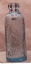 Hutchinson Patent Stopper pop bottle of Louis Cohen and sons