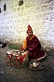 Mendicant monk at base of Potala, 1993