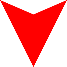 Red Arrow Down.svg