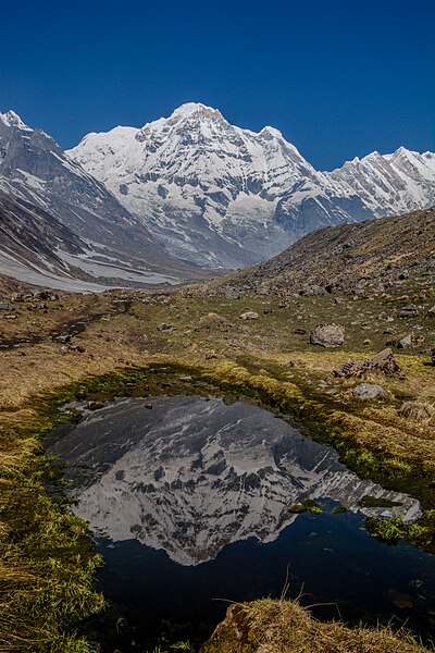 File:Reflection of Annapurna I.jpg