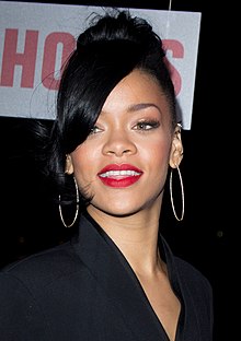 Rihanna at the Battleship film premiere in Australia, April 2012.