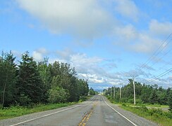 Route 216 in Sainte-Félicité.