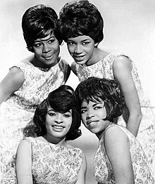 The Marvelettes in a 1963 promotional photo. Clockwise from top left: Gladys Horton, Katherine Anderson, Georgeanna Tillman, and Wanda Young.