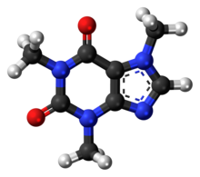 Caffeine molecule