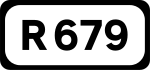 R679 road shield}}