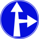 Go straight or right