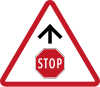 Stop sign ahead