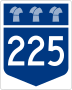 Highway 225 marker