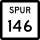 State Highway Spur 146 marker