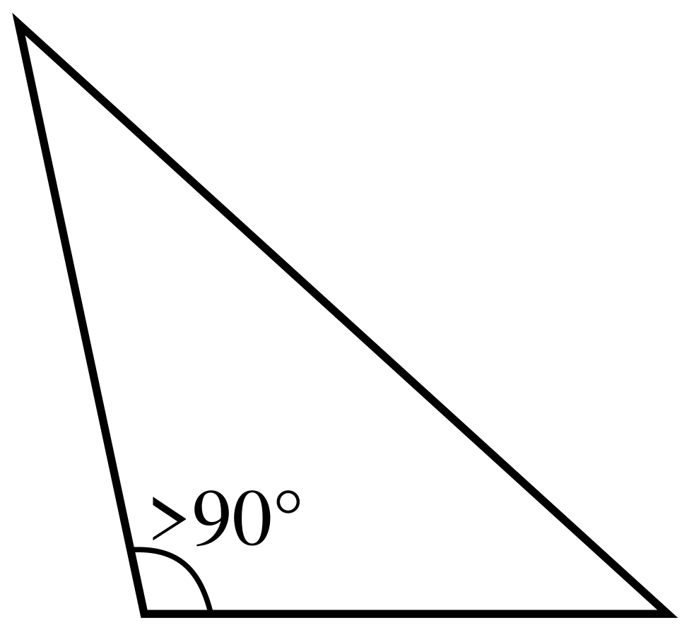 Obtuse triangle